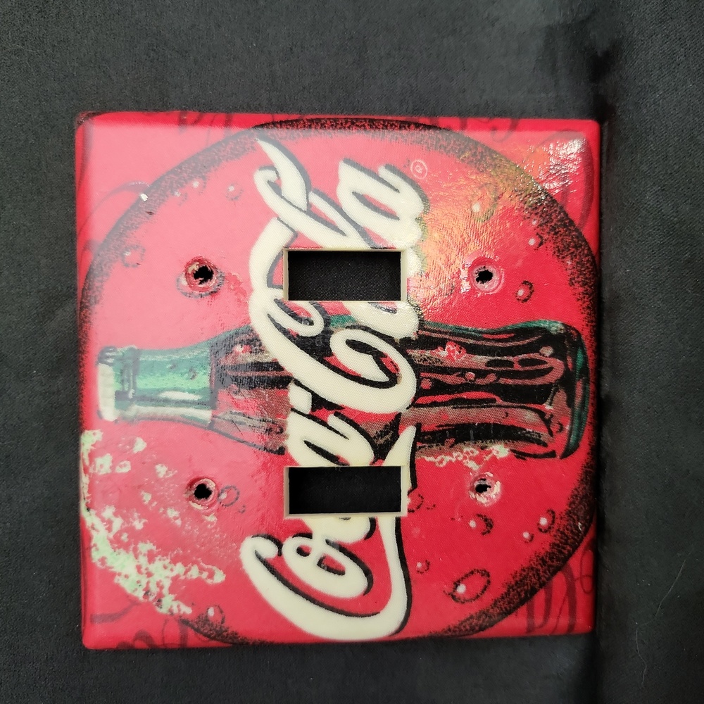 Coke wall switch plate
